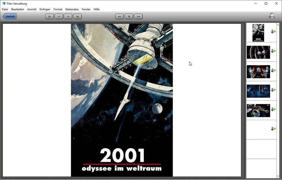 GS Film-Verwaltung - Software Programm zum Verwalten Ihrer DVD-Sammlung - Bild 3 von 4