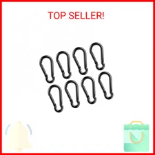 8 Pcs Carabiner Clip Spring Snap Hook - M6 2.36 Inch Heavy Duty Snap Hooks Quick
