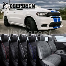 Luxury Suv Car Seat Covers Full Set Leather Front 52 Seater For Dodge Durango Luxury Suv Car Seat Covers Full Set Leather Front 52 Seater For Dodge Durango
