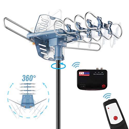 2021UPDATE!!!WA2608 Digital Amplified Outdoor HDTV Antenna&60FT RG6