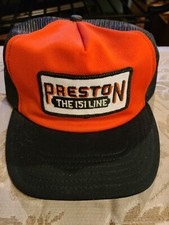 Vintage Preston 151 line, snapback trucker patch hat / ball cap