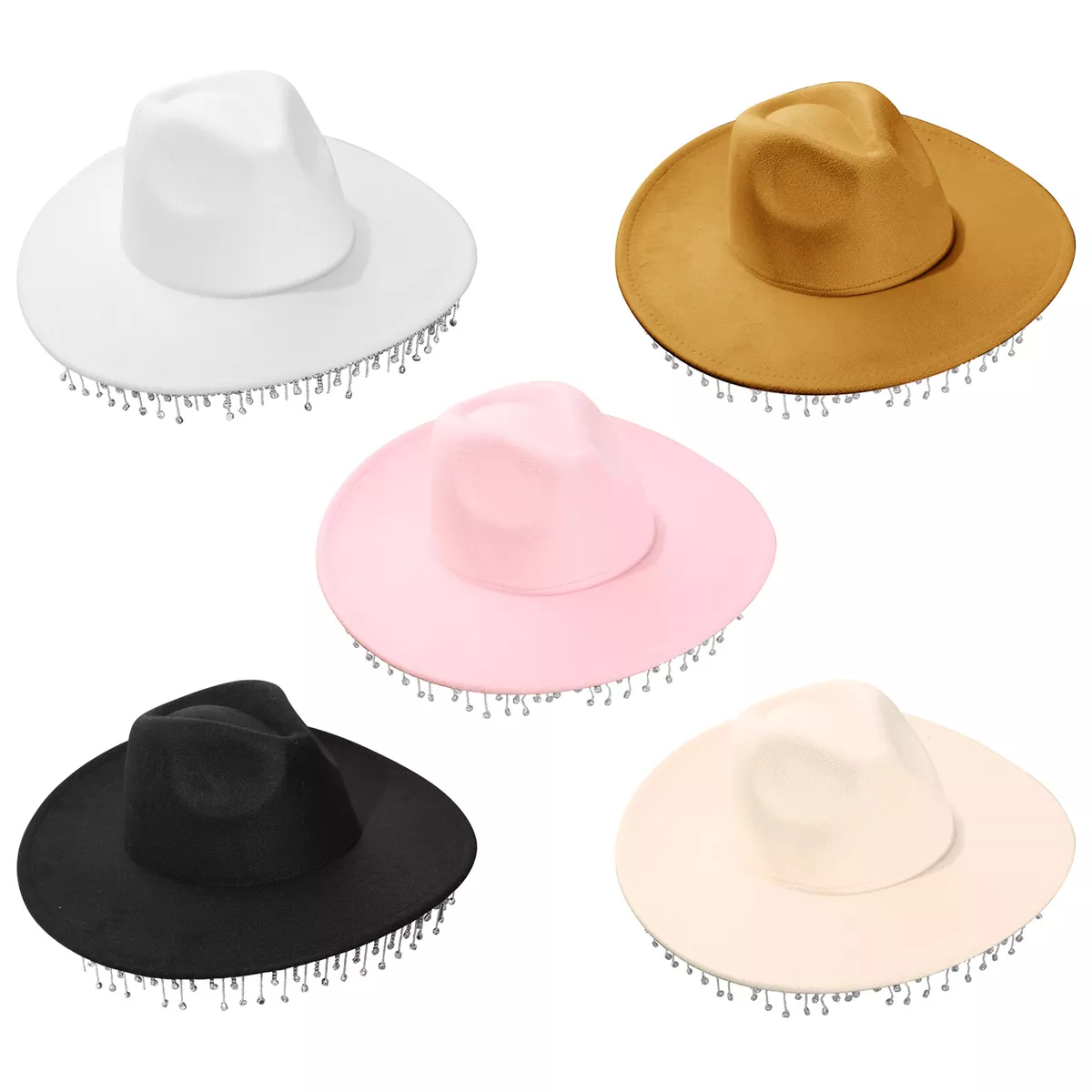 Tassel Decor Cowboy Hat