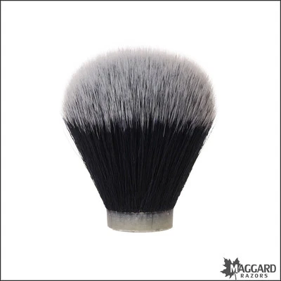Maggard Razors 24mm Black & White Synthetic Shaving Brush Knot Only