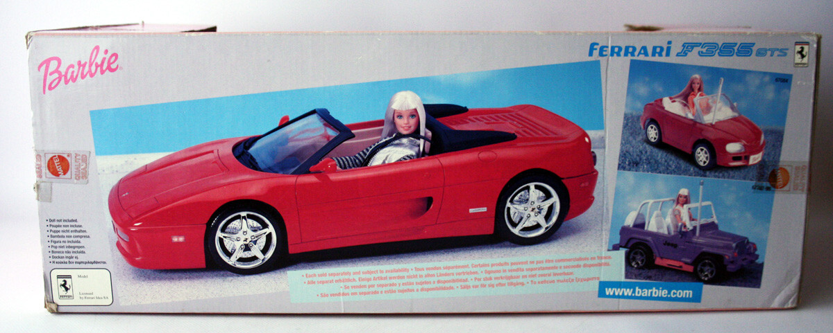RARE 2000 BARBIE FERRARI F355 GTS CAR VEHICLE MATTEL NEW RARE 2000 BARBIE FERRARI F355 GTS CAR VEHICLE MATTEL NEW