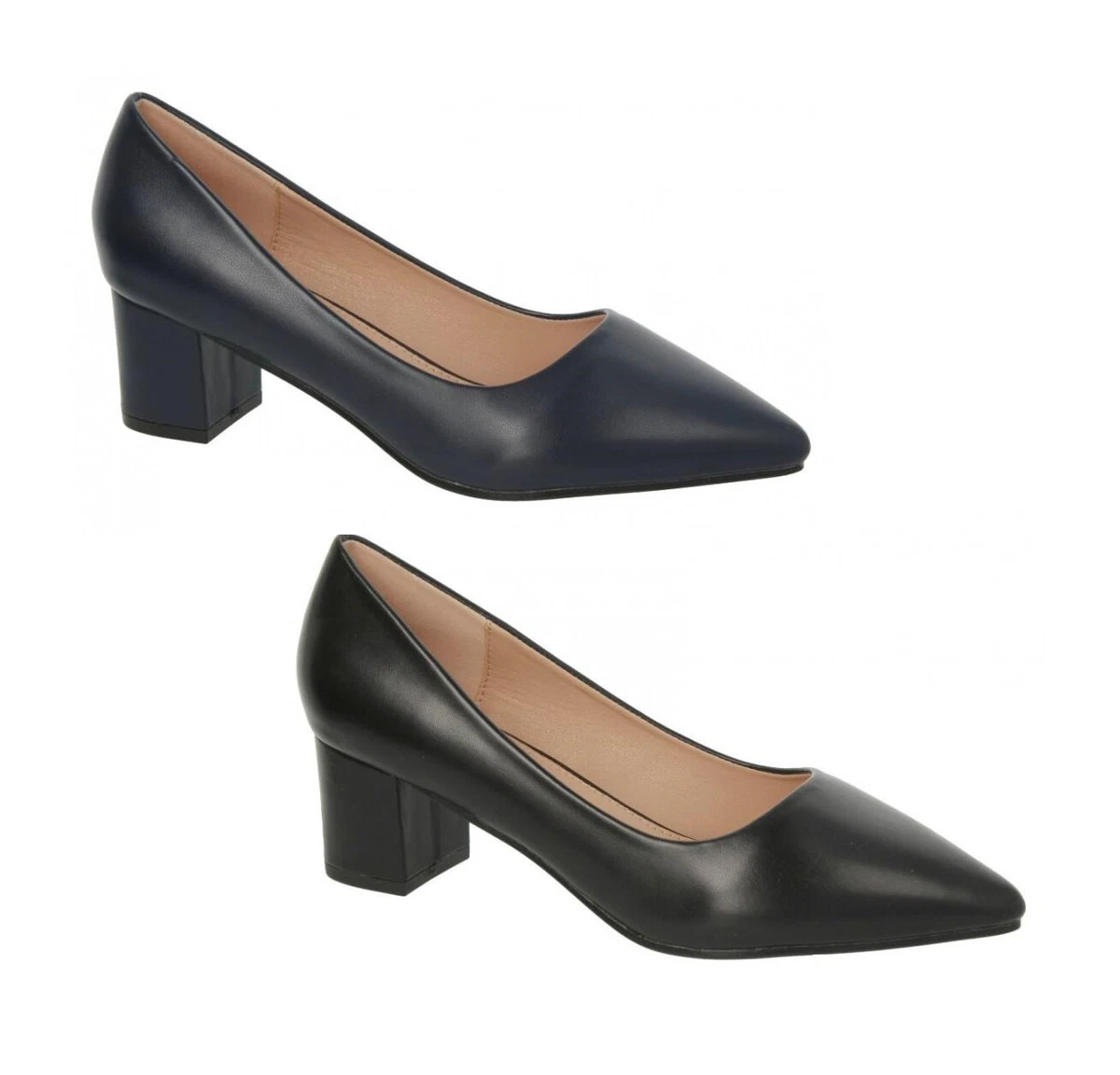 Donna Pois N F9R0127 Scarpe Mezzo Tacco Decolt