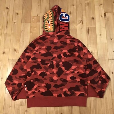 BAPE カモベルト Lサイズ BAPE ZOZO Exclusive Reflector Camo Shark full zip hoodie A