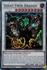 KICO-DE038 SCHROTT ZWILLINGSDRACHE SUPER RARE 1.AUFLAGE YuGiOh KARTE
