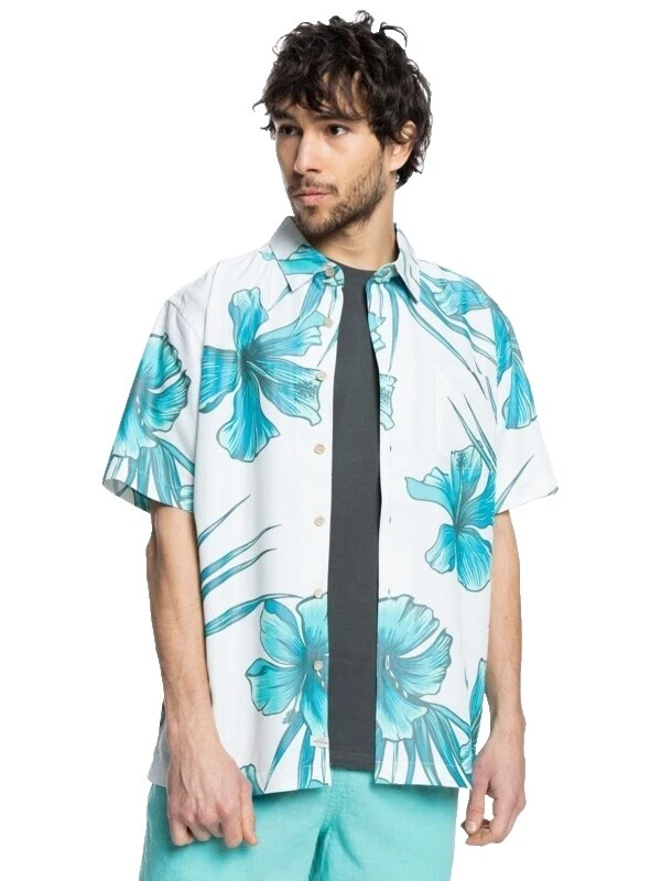 Quiksilver Polyester Casual Button-Down Shirts for Men