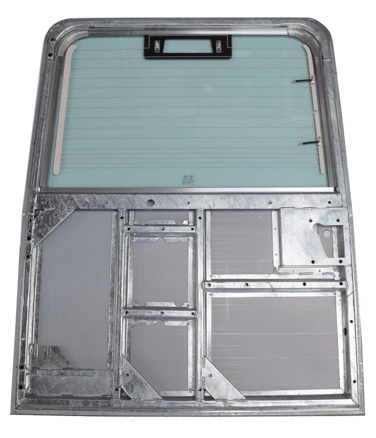 HIGH LEVEL HEATED GLAZED GALVANISED REAR DOOR FOR LAND ROVER DEFENDER 90 83-02