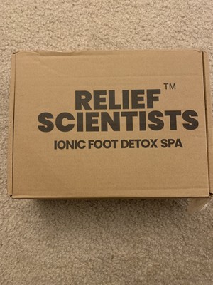 Relief Scientists Ionic Foot Detox Spa New in Box