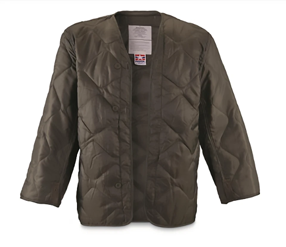 CHAQUETA DE CAMPO NUEVA N BAG PROPPER M65 CLIMA FRÍO ACU CAMUFLAJE USGI ESTILO EE. UU. MEDIANA Foto 3 de 4