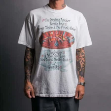 Vintage 1994 Lollapalooza Short Sleeve Graphic Pritn White T-Shirt