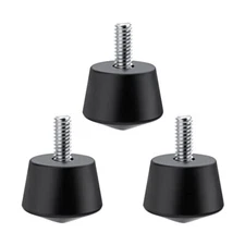 Universal Anti-Slip Rubber Tripod Foot Spikes Compatible with 1/4 inch Thread...