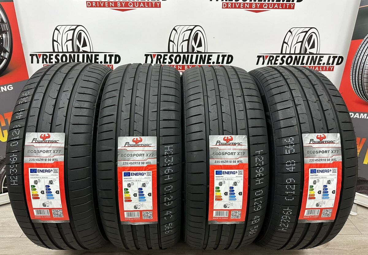 4 X 235 45 18 POWERTRAC 235/45R18 ECOSPORT 98W XL BRAND NEW 4 X 235 45 18 POWERTRAC 235/45R18 ECOSPORT 98W XL BRAND NEW
