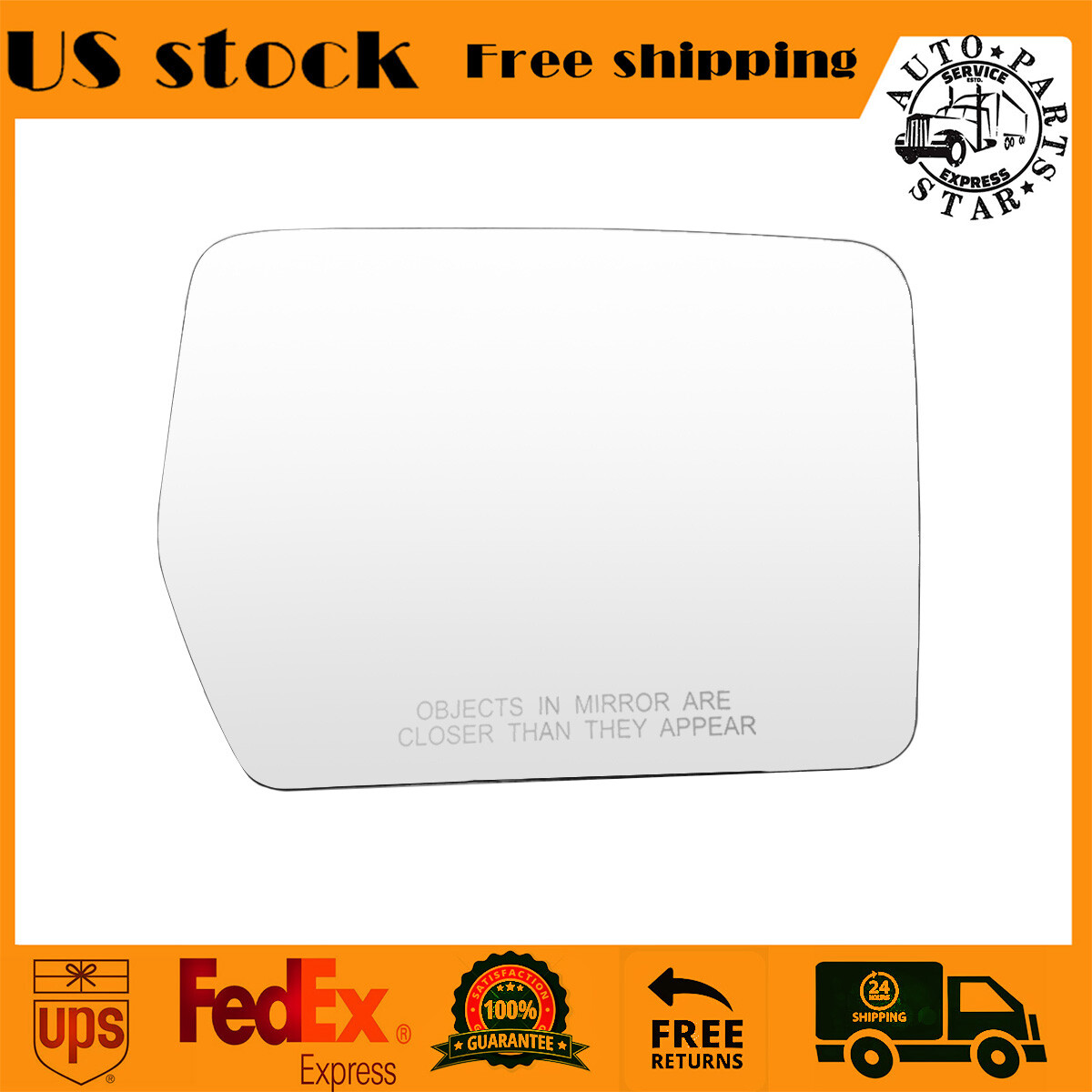 Ford F150 Drivers Side Mirror Fit For 04-10 Ford F150 Mark LT Pickup Truck Left Driver Side Power Mirror Glass 2007 Ford F150 Side Mirror - Foto 5