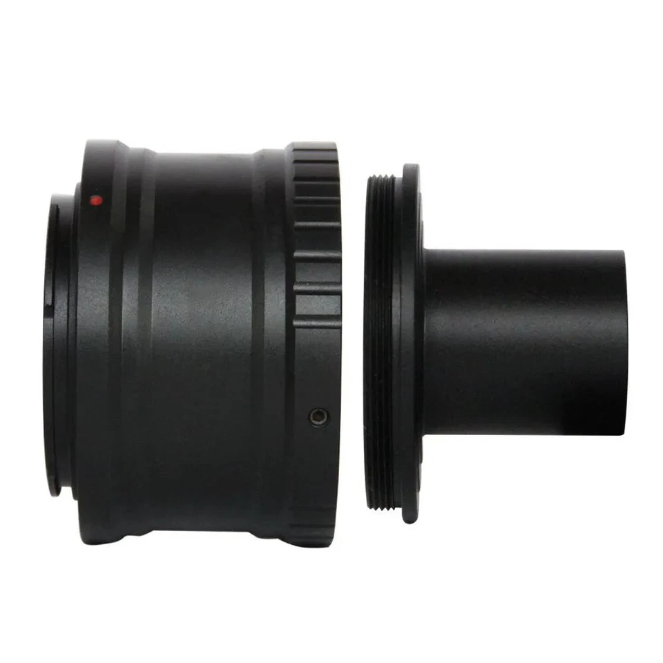Juego de montaje de anillo en T de 23,2 mm para puertos de ocular de microscopio adaptador de cámara sin espejo Foto 2 de 4