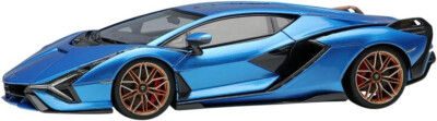 EIDOLON COLLECTION 1/43 Lamborghini Sian FKP 37 2019 Blu Aegir