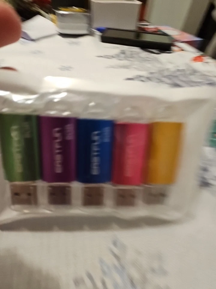 EAST FUN 5 Pack 5 Colores 8GB USB MEMORY Stick 2 NEW - Image 2 of 4