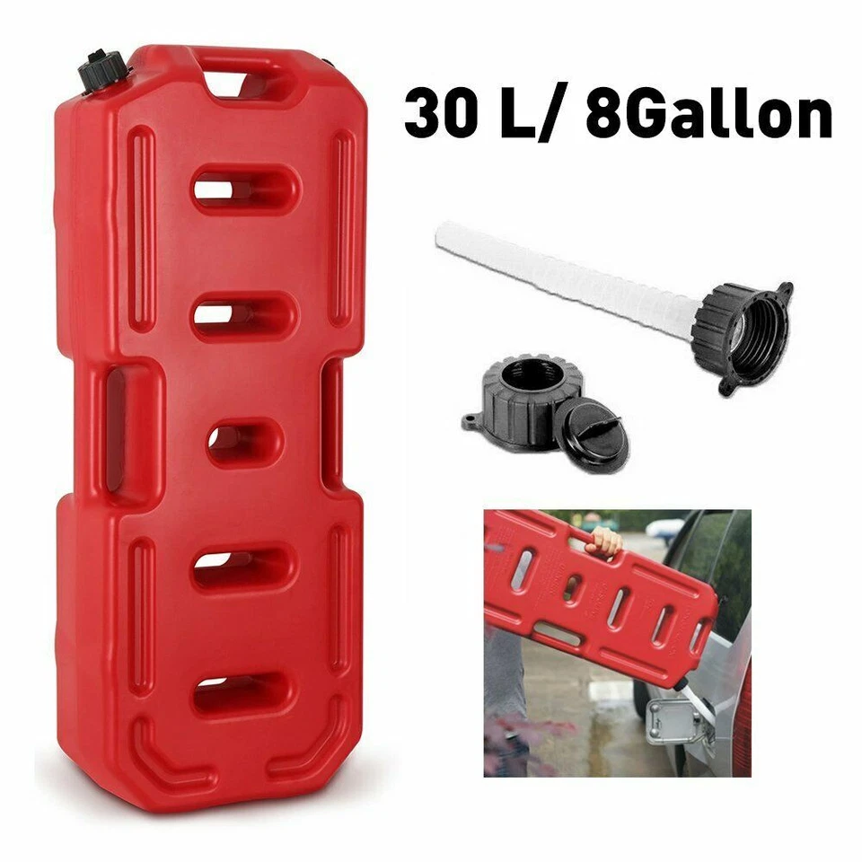 Tanque de reserva 20L 30L tanque de gasolina combustível recipiente para Jeep caminhão carro ATV motor - Imagem 4 de 4