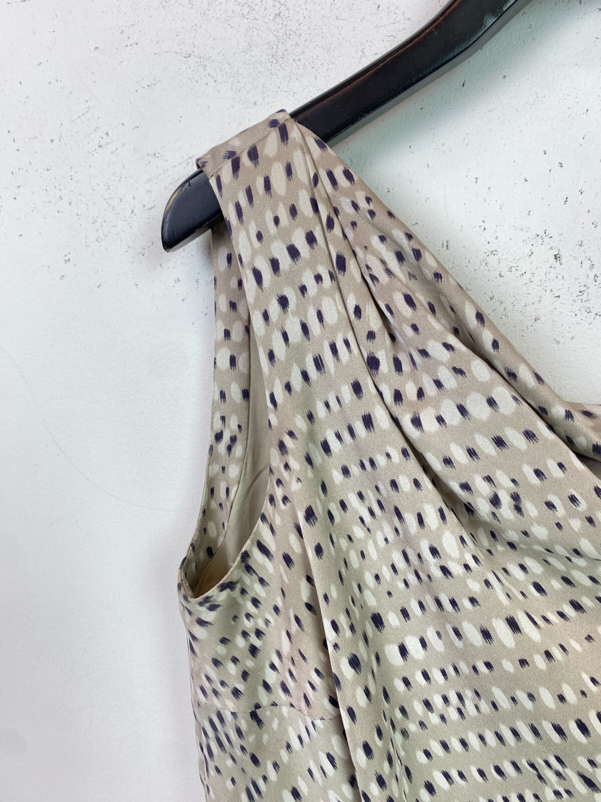 Fenn Wright Manson Beige Black Dot Pattern 100% S… - image 4