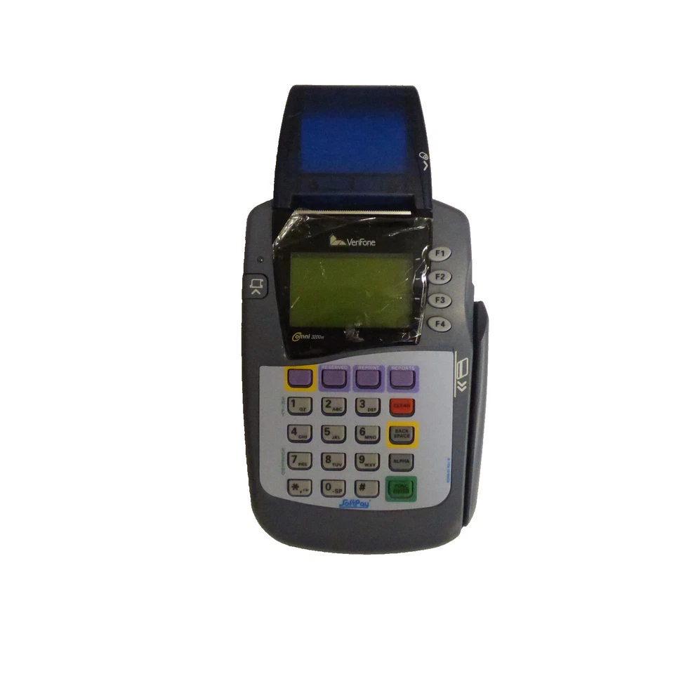 VeriFone OMNI 3200SE Credit Card Terminal New w/manual - Image 2 of 4