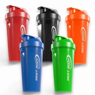 Best Body Nutrition Eiweiß Shaker Protein Mixer mit Sieb BPA-frei 600 ml