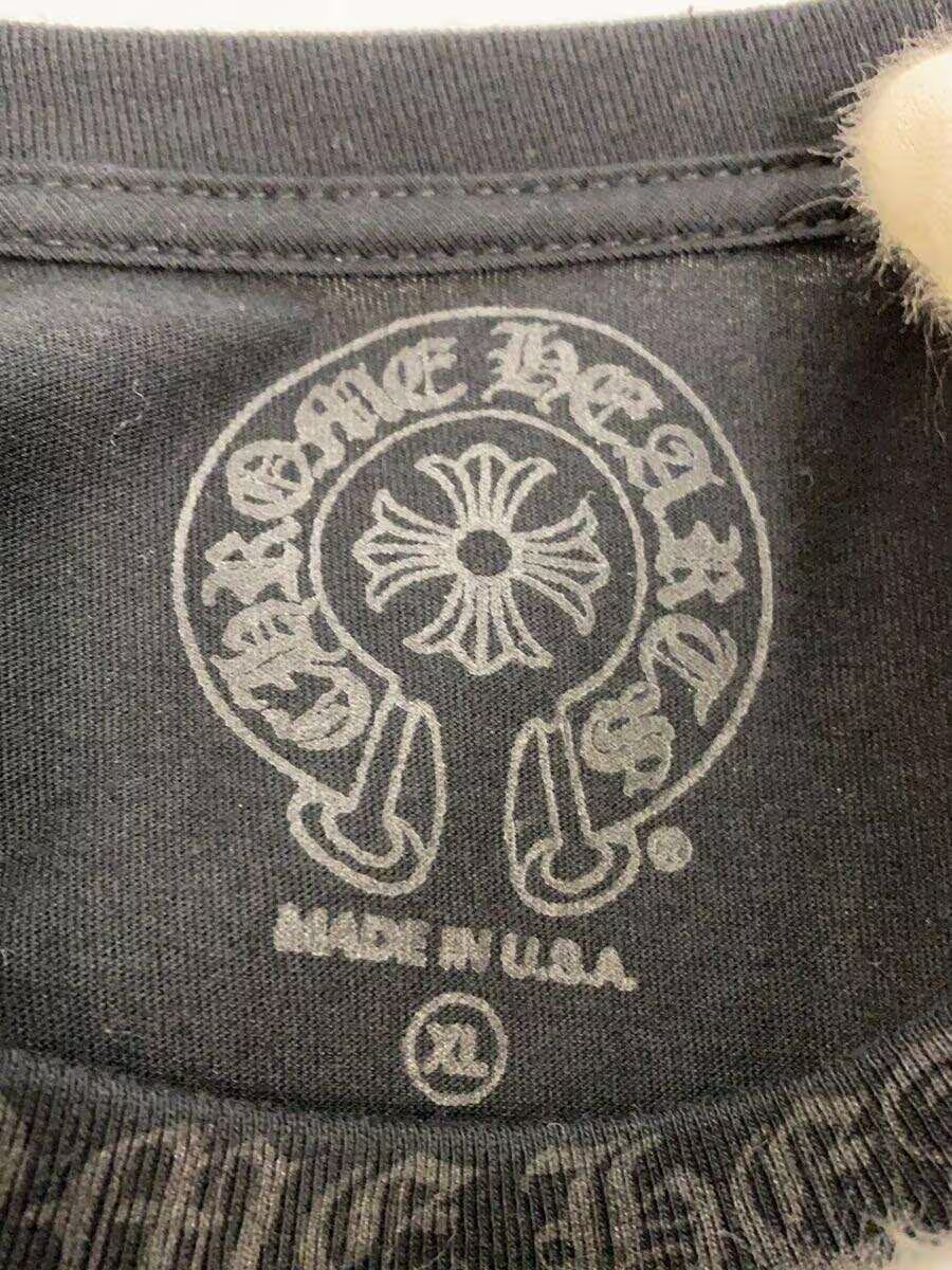 CHROME HEARTS Long Sleeve T Shirt XL Cotton BLK Solid thumbnail 3