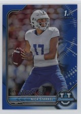 2021-22 Bowman U Chrome Prospects Blue Refractor 49/199 Nick Starkel #42 05jo