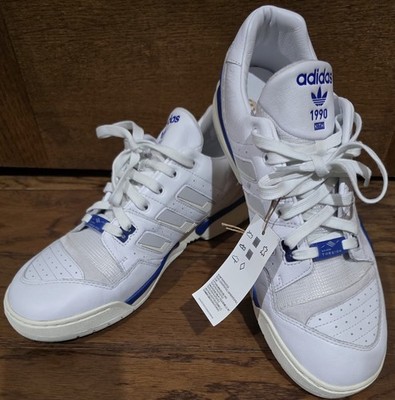 Men's Size 11 Kith x Adidas Torsion Edberg Comp White Royal Blue Shoes IE7749
