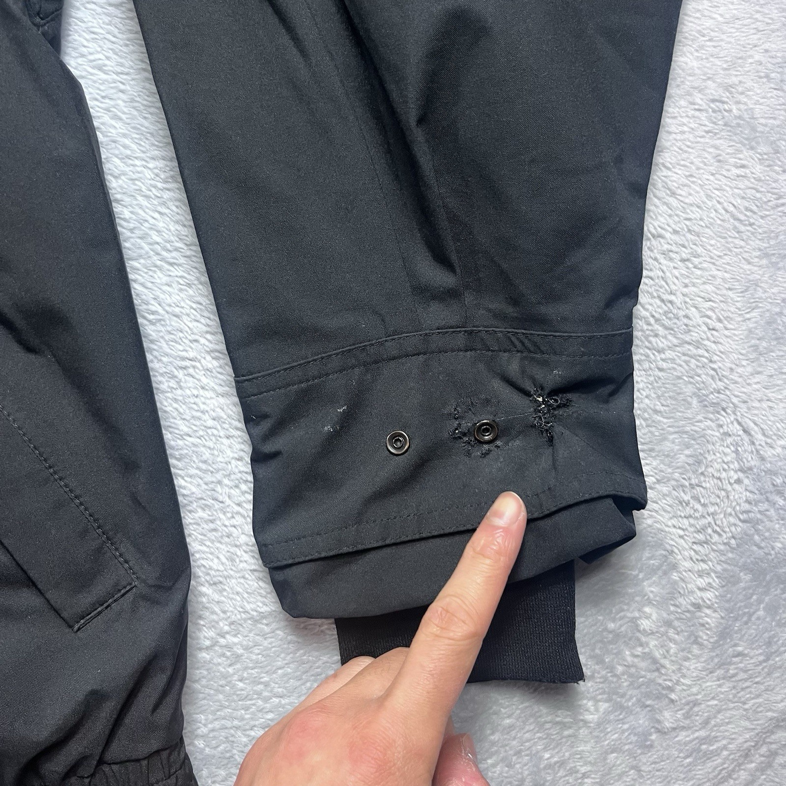 Zero Restriction Tour Lite Traveler Golf Full Zip Gore-Tex Jacket Black Sz Large