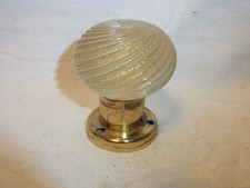 Maniglia per porta in vetro di Murano inflessibile stile Barovier & Toso vintage Italia #S