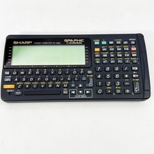 SHARP Pocket computer PC G850 Programmable Calculator No battery