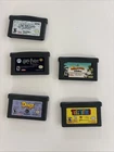 Nintendo Game Boy Advance 5 Games  Teen Titans madagascar dogz harry events