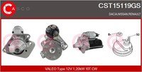 Casco Starter 1.20 KW FüR Dacia Duster Sandero 1.5 Dci Renault ScéNic III Grand