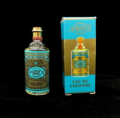 VINTAGE 4711 BLUE & GOLD EAU DE COLOGNE DOUBLE 55ML w/ ORIGINAL BOX