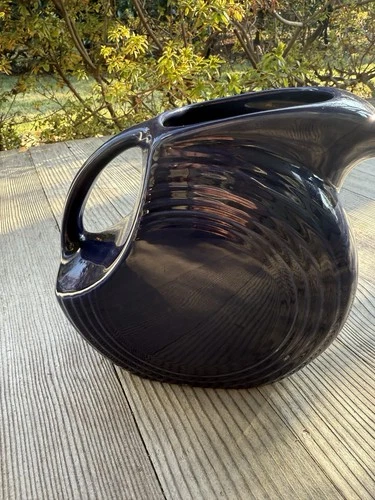 Vintage Fiesta Homer Laughlin Dark Cobalt Blue DISC Pitcher