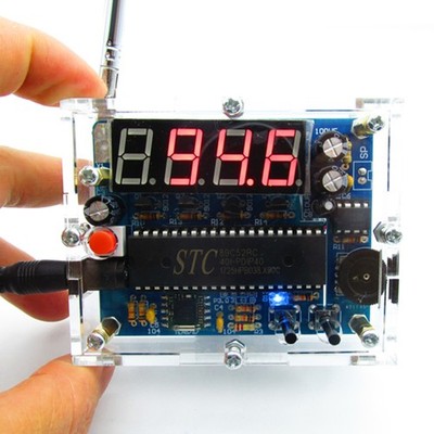LED Digital FM Radio DIY Kit SCM FM Radio Module Soldering Project KELA