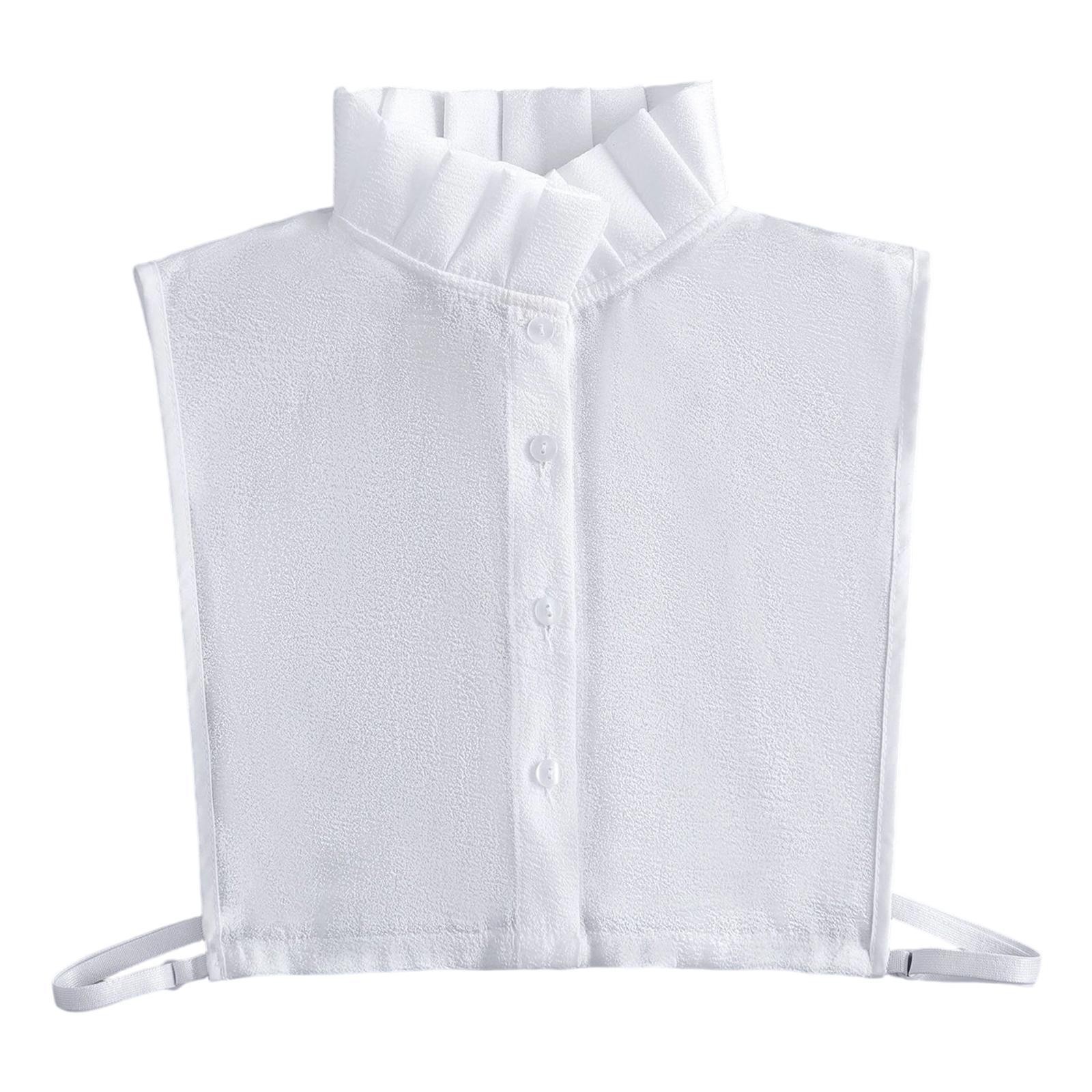 Women Fake Collar Easy to Wear Fashionable Half Shirt Blouse False Collar