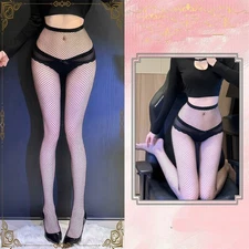 Women Stockings Fishnet Small Holes Pantyhose  Solid  Sexy Underwear W251
