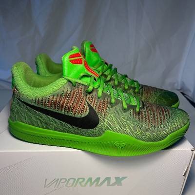 Nike Mamba Rage Grinch Kobe 2018 Men's Size 10 Electric Green 908972-300