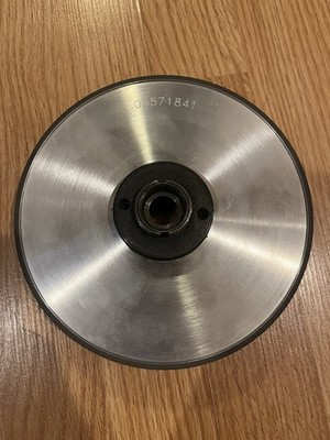 Msc 03571841  Grinding Wheel: 7'' Dia, 3/8'' Thick, 1-1/4'' Arbor, 100 Grit, W/ Hub
