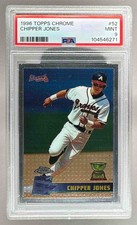 104546271 Chipper Jones 1996 Topps Chrome #52 PSA 9