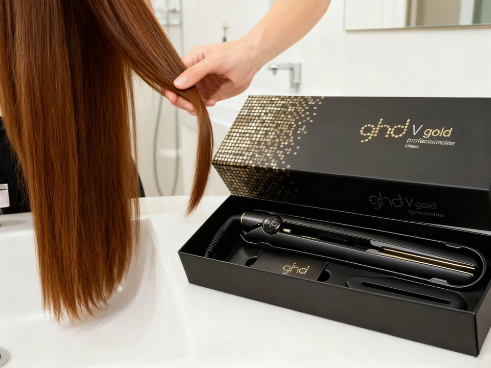 Plancha de pelo GHD Gold modelo profesional para todo tipo de cabello Reino Unido # regalo - Imagen 4 de 4