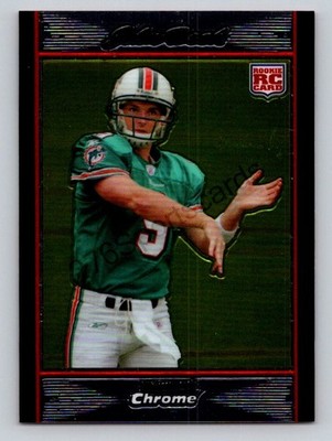 2007 Bowman Chrome Football RC Rookie #BC62 John Beck