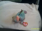Vtg. Ty Beanie Baby-Iggy the tye-dyed Iguana-org tags-DOB 8/21/1997
