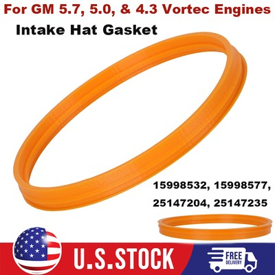 #ad New Intake Hat Gasket For GM 5.7 5.0 amp; 4.3 Vortec Engines 1599853215998577 $14.99