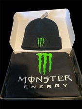 Monster Energy Beanie And T Shirt boxed set.