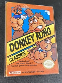 Donkey Kong Classics (Nintendo NES, CIB, Complete w/ Box & Manual, Authentic)
