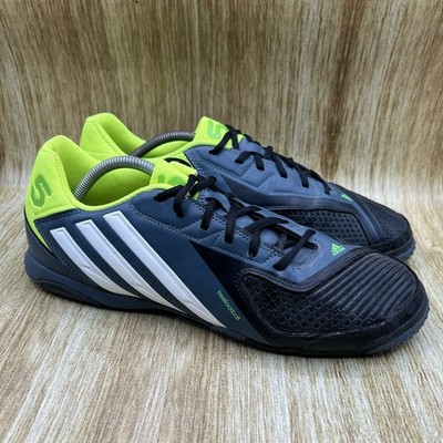 Adidas Freefootball X ITE Men's Size 11.5 Grey Neon Yellow Soccer Shoes Q21624