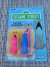 Super7 Sesame Street YIP YIP MARTIANS 3.75-Inch ReAction Figure - NEW